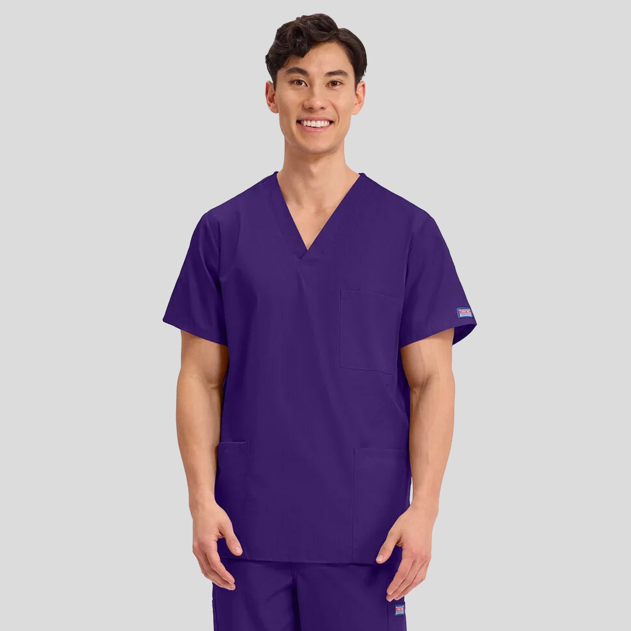 Unisex V-Neck 3 Pocket | Grape