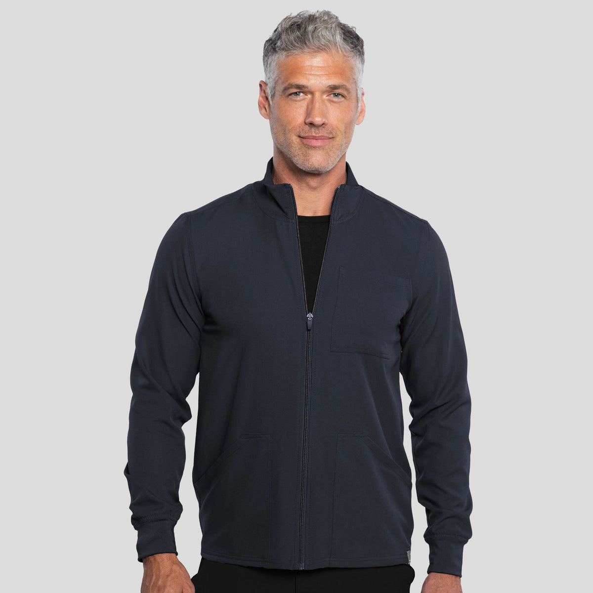 Men's Zip-Front Jacket | Pewter